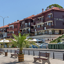 NESSEBAR, BULGARIA - 30 JULY 2014: Panorama of town of Nessebar, Burgas Region, Bulgaria