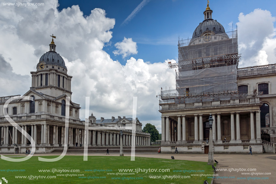 LONDON, ENGLAND - JUNE 17 2016: University of Greenwich, London, England, United Kingdom