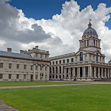 LONDON, ENGLAND - JUNE 17 2016: University of Greenwich, London, England, United Kingdom