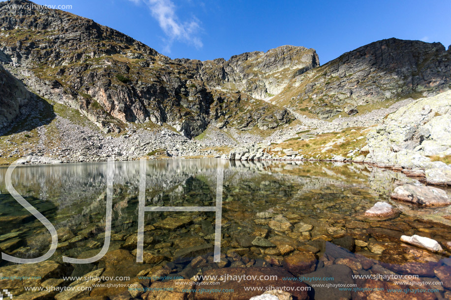 Landscape of Elenski lakes and Malyovitsa peak, Rila Mountain, Bulgaria