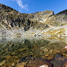 Landscape of Elenski lakes and Malyovitsa peak, Rila Mountain, Bulgaria
