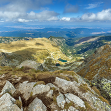 Amazing Landscape from Malyovitsa peak, Rila Mountain, Bulgaria