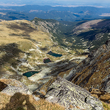 Amazing Landscape from Malyovitsa peak, Rila Mountain, Bulgaria