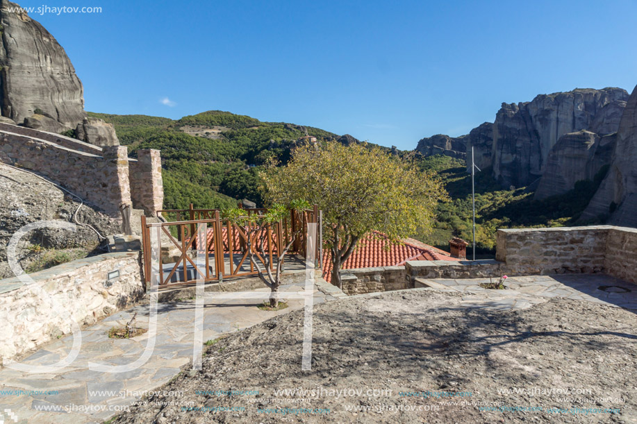 Orthodox Monastery of St. Nicholas Anapausas in Meteora, Thessaly, Greece