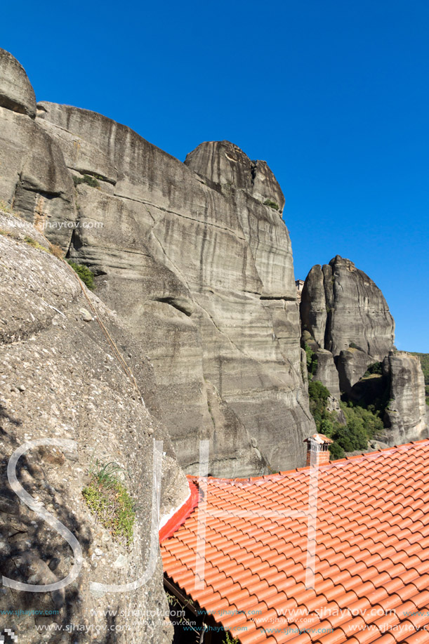 Orthodox Monastery of St. Nicholas Anapausas in Meteora, Thessaly, Greece