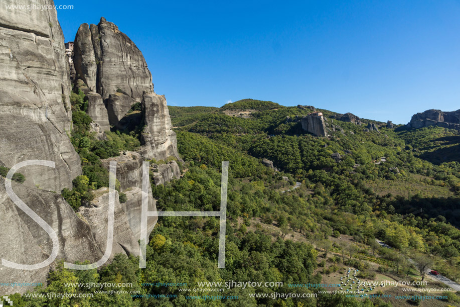 Orthodox Monastery of Rousanou in Meteora, Thessaly, Greece