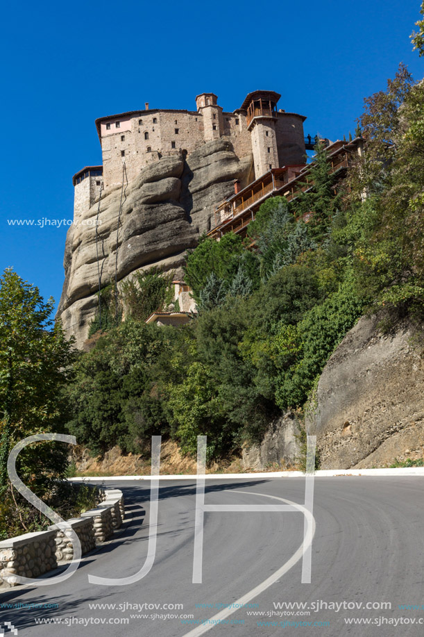 Orthodox Monastery of Rousanou in Meteora, Thessaly, Greece