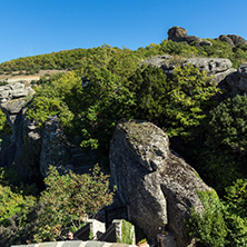 Amazing landscape of Rocks formation near Meteora, Thessaly, Greece