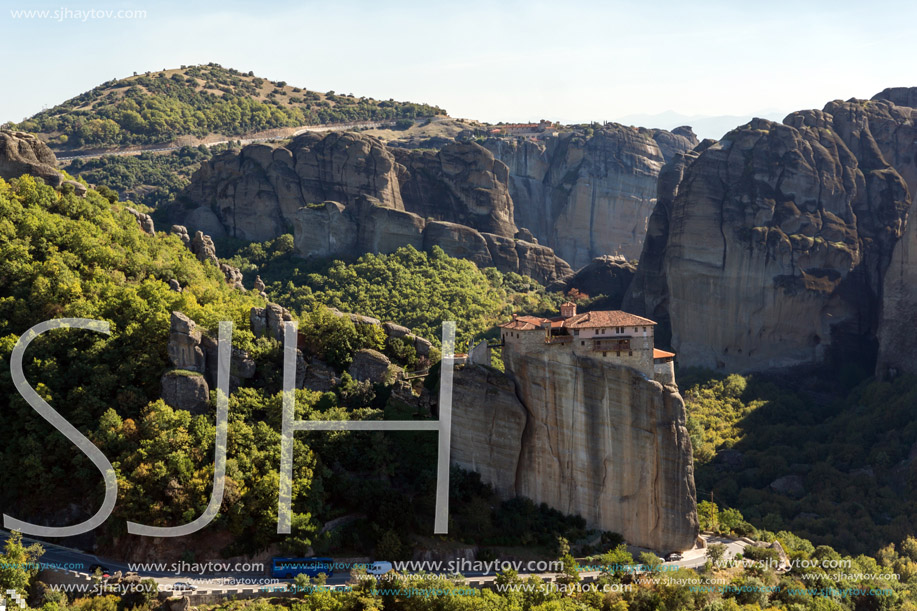 Orthodox Monastery of Rousanou in Meteora, Thessaly, Greece