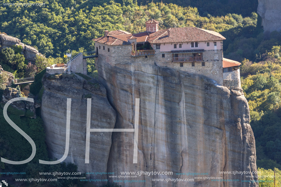 Orthodox Monastery of Rousanou in Meteora, Thessaly, Greece