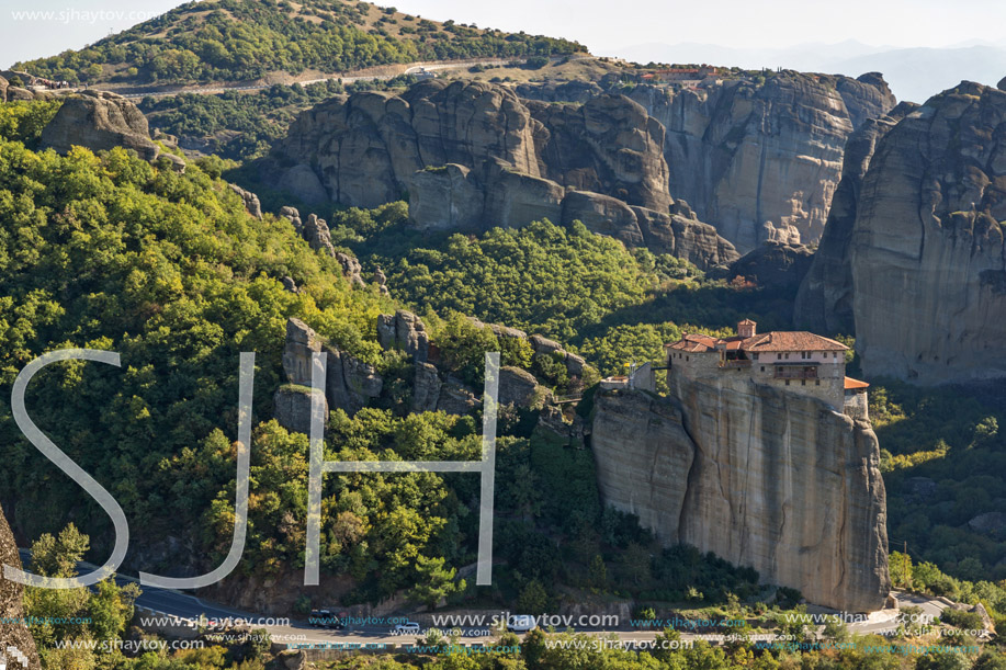 Orthodox Monastery of Rousanou in Meteora, Thessaly, Greece