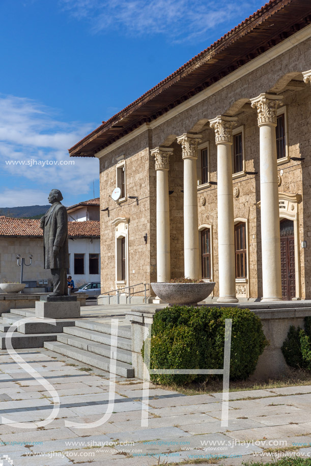 KOVACHEVTSY, BULGARIA - 9 OCTOBER 2016: Museum and monument of Communist leader Georgi Dimitrov in village of Kovachevtsi, Pernik Region, Bulgaria