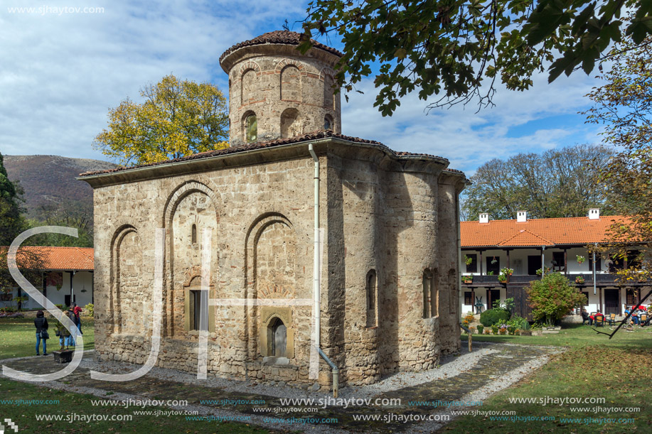 ZEMEN, BULGARIA - 9 OCTOBER 2016: Amazing view of medieval  Zemen Monastery, Pernik Region, Bulgaria