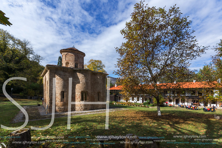 ZEMEN, BULGARIA - 9 OCTOBER 2016: Amazing view of medieval  Zemen Monastery, Pernik Region, Bulgaria