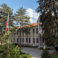 VELIKO TARNOVO, BULGARIA - 9 APRIL 2017: Museum Revival and Constituent Assembly in city of Veliko Tarnovo, Bulgaria