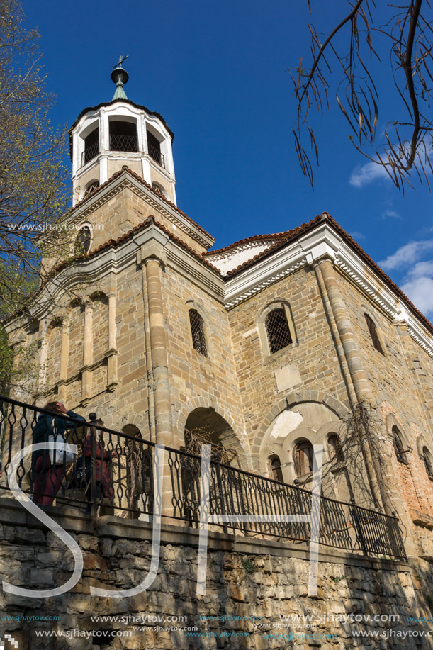 VELIKO TARNOVO, BULGARIA - 9 APRIL 2017:  St. Constantine and Helena Church in city of Veliko Tarnovo, Bulgaria