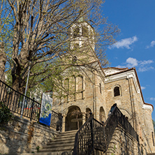 VELIKO TARNOVO, BULGARIA - 9 APRIL 2017:  St. Constantine and Helena Church in city of Veliko Tarnovo, Bulgaria