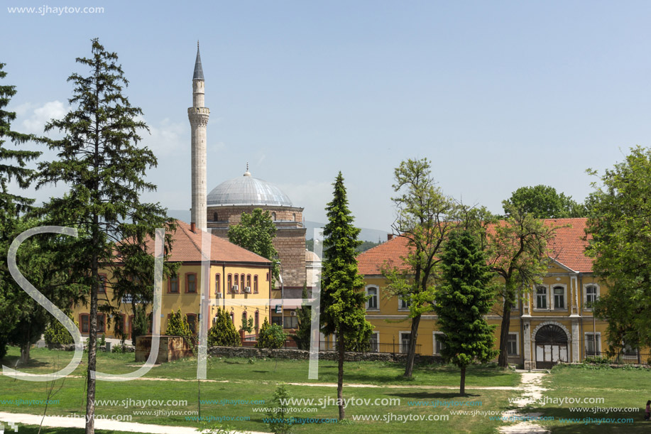 SKOPJE, REPUBLIC OF MACEDONIA - 13 MAY 2017: Mustafa Pasha"s Mosque in Skopje, Republic of Macedonia