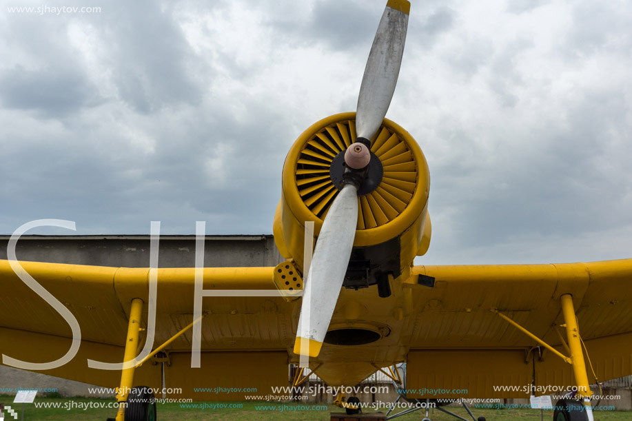 KRUMOVO, PLOVDIV, BULGARIA - 29 APRIL 2017: Aviation Museum near Plovdiv Airport, Bulgaria