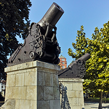 PLEVEN, BULGARIA - 20 SEPTEMBER 2015: St. George the Conqueror Chapel Mausoleum, City of Pleven, Bulgaria