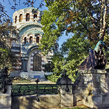 PLEVEN, BULGARIA - 20 SEPTEMBER 2015: St. George the Conqueror Chapel Mausoleum, City of Pleven, Bulgaria