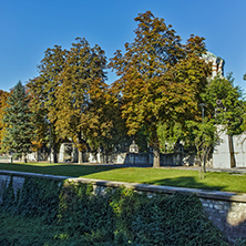 PLEVEN, BULGARIA - 20 SEPTEMBER 2015: Central square in city of Pleven, Bulgaria