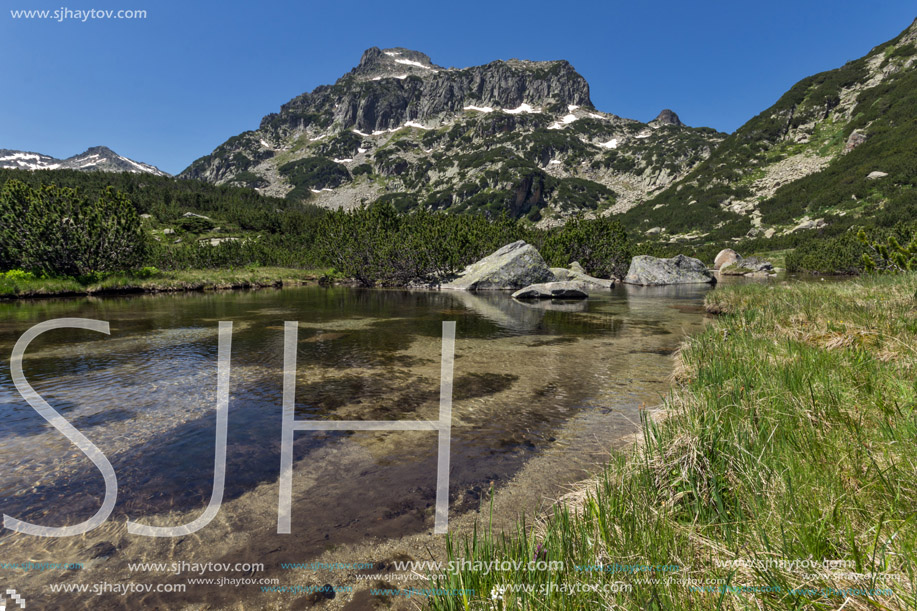 Amazing Landscape of Dzhangal peak and Banski lakes, Pirin Mountain, Bulgaria