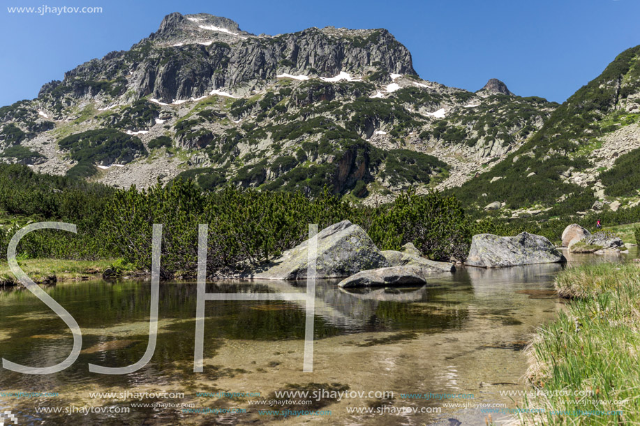 Amazing Landscape of Dzhangal peak and Banski lakes, Pirin Mountain, Bulgaria