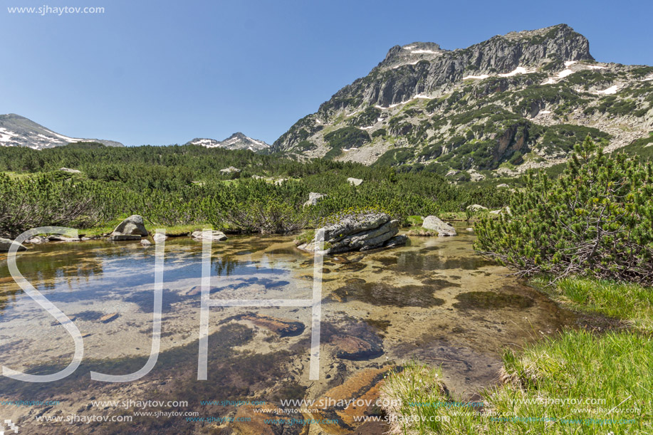 Amazing Landscape of Dzhangal peak and Banski lakes, Pirin Mountain, Bulgaria