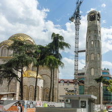 SKOPJE, REPUBLIC OF MACEDONIA - 13 MAY 2017:  St. Constantine and Elena Church in city of Skopje, Republic of Macedonia
