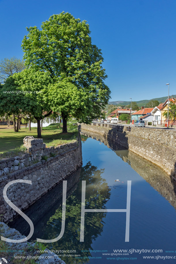PIROT, SERBIA -16 APRIL 2016: Amazing view of Pirot Fortress, Republic of Serbia