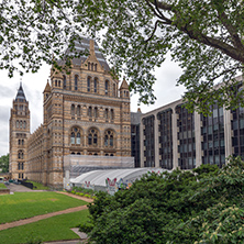 LONDON, ENGLAND - JUNE 18 2016: Amazing view of Natural History Museum,  London, Great Britain