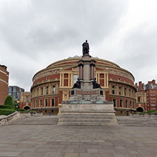 LONDON, ENGLAND - JUNE 18 2016: Amazing view of Royal Albert Hall, London, Great Britain