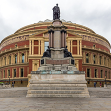 LONDON, ENGLAND - JUNE 18 2016: Amazing view of Royal Albert Hall, London, Great Britain
