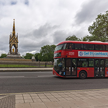 LONDON, ENGLAND - JUNE 18 2016: Prince Albert Memorial, London, Great Britain