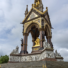 LONDON, ENGLAND - JUNE 18 2016: Prince Albert Memorial, London, Great Britain