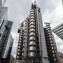 LONDON, ENGLAND - JUNE 18 2016: Amazing view of Business Building in City of London, Great Britain