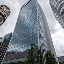 LONDON, ENGLAND - JUNE 18 2016: Amazing view of Business Building in City of London, Great Britain