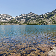 Amazing landscape of Demirkapiyski chuki and Dzhano peaks, Popovo lake, Pirin Mountain, Bulgaria