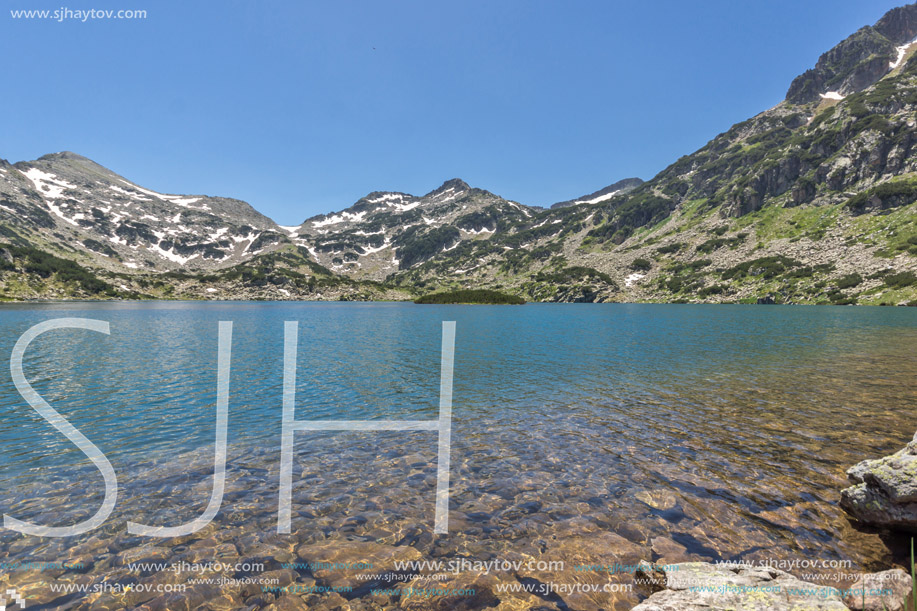 Amazing landscape of Demirkapiyski chuki and Dzhano peaks, Popovo lake, Pirin Mountain, Bulgaria