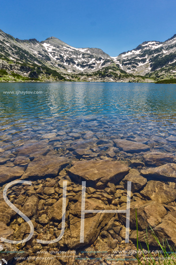 Amazing landscape of Demirkapiyski chuki and Dzhano peaks, Popovo lake, Pirin Mountain, Bulgaria