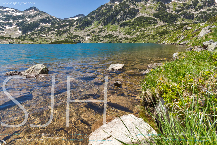 Amazing landscape of Demirkapiyski chuki and Dzhano peaks, Popovo lake, Pirin Mountain, Bulgaria