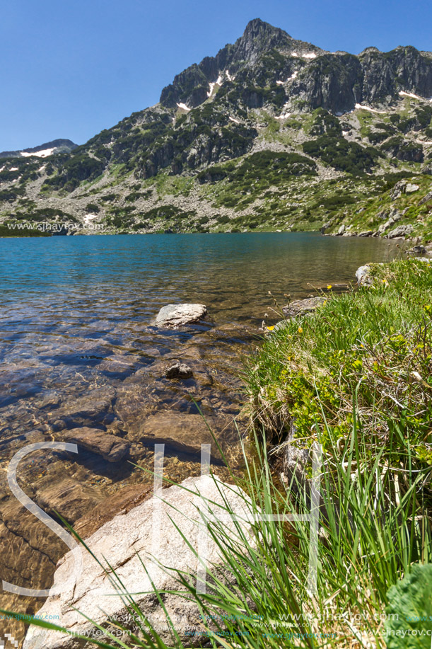 Amazing landscape of Popovo lake, Pirin Mountain, Bulgaria