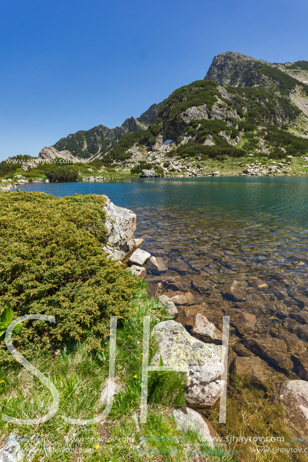 Amazing landscape of Popovo lake, Pirin Mountain, Bulgaria