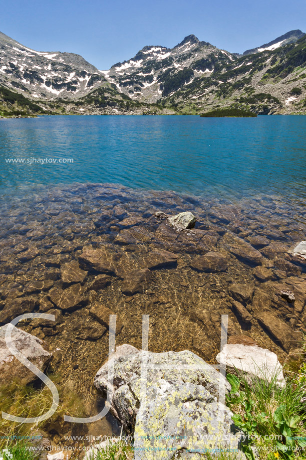 Amazing landscape of Demirkapiyski chuki and Dzhano peaks, Popovo lake, Pirin Mountain, Bulgaria