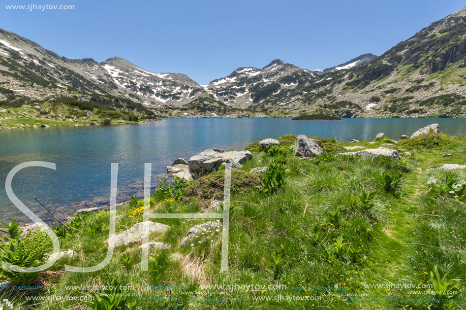 Amazing landscape of Demirkapiyski chuki and Dzhano peaks, Popovo lake, Pirin Mountain, Bulgaria