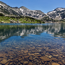 Amazing landscape of Demirkapiyski chuki and Dzhano peaks, Popovo lake, Pirin Mountain, Bulgaria