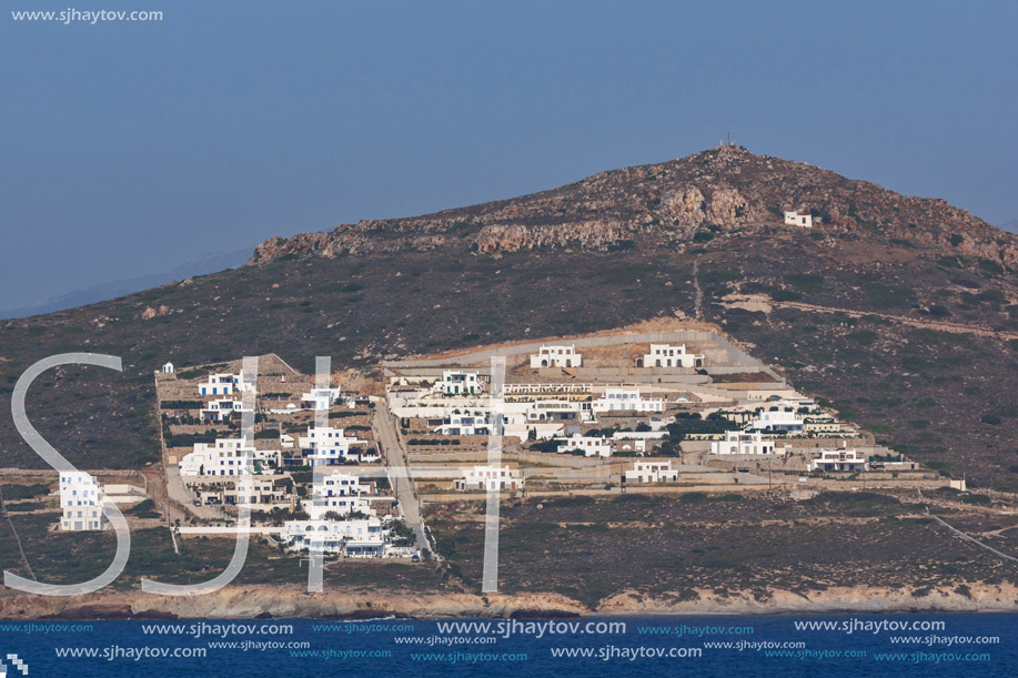 Panoramic view of Naxos Island, Cyclades, Greece