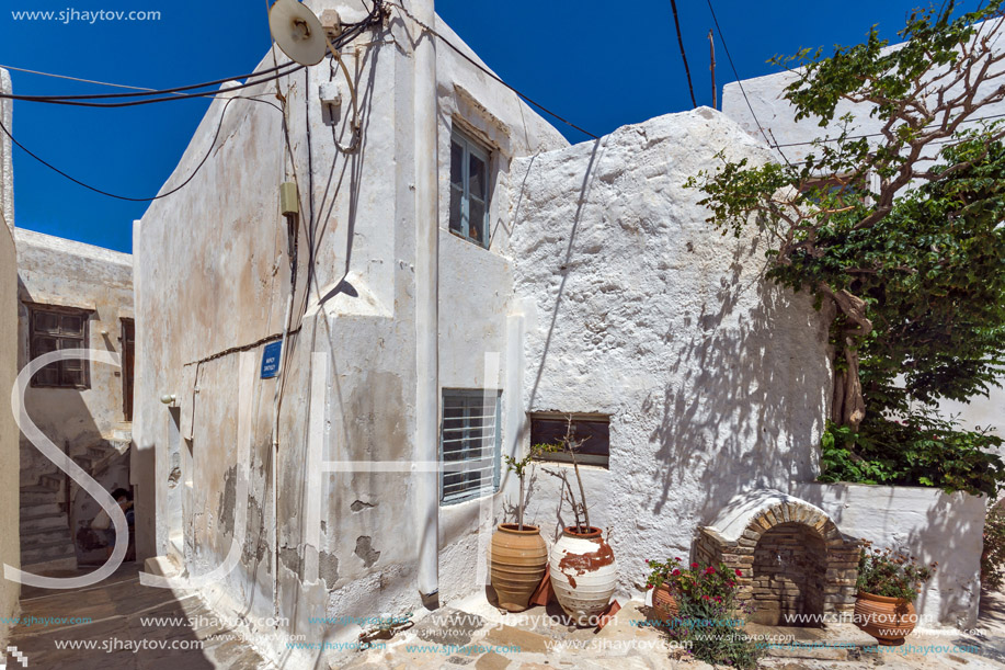 Old town of Chora town, Naxos Island, Cyclades, Greece