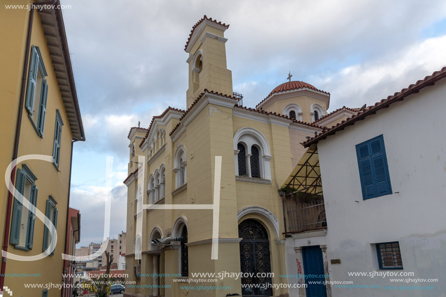ATHENS, GREECE - JANUARY 20, 2017:  Amazing view of Ekklisia Panagia Grigorousa in Athens, Attica, Greece